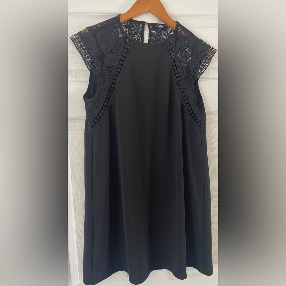 Zara Crotchet Detail Dress Size XS